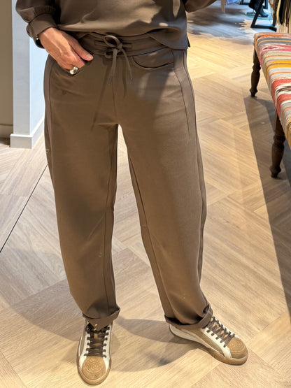Red Button Korine Scuba Pant Mud - Peet kleding