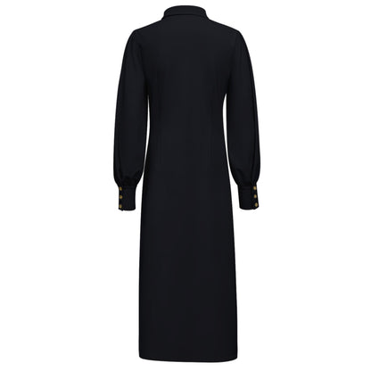 Triple Nine - Travel Jurk Melinna Zwart - 51814 - Peet kleding