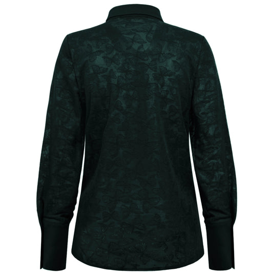 Triple Nine - Travel Blouse Butterfly Groen - 5920 - Peet kleding