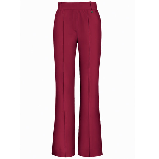 Triple Nine - Travel Broek Fleur Bordeaux - 2301 - Peet kleding