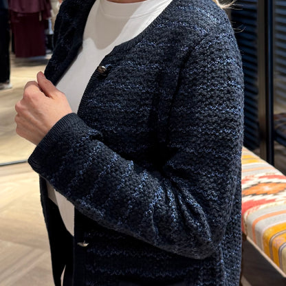 With Black Jacked Alfried Donkerblauw - Peet kleding