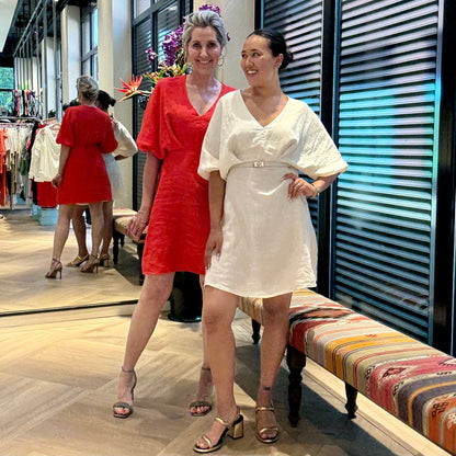 Jurk Suze Rood - Peet kleding