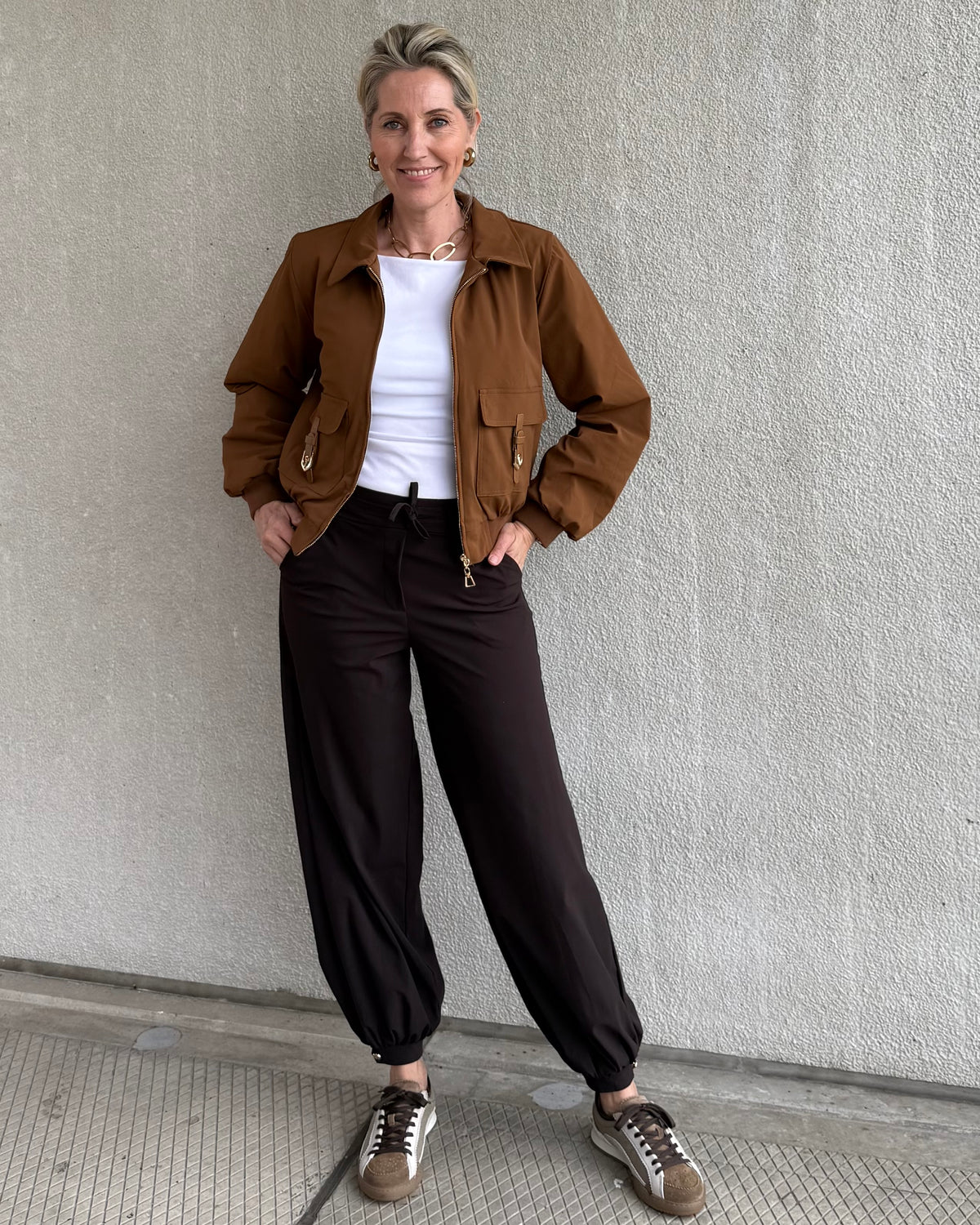 Triple Nine - Travel Jas Jolien Caramel - 92423 - Peet kleding
