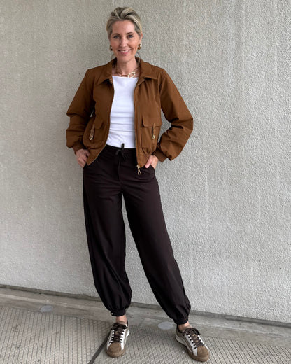 Triple Nine - Travel Jas Jolien Caramel - 92423 - Peet kleding