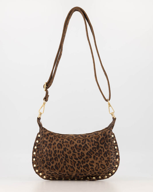 Tas Monica Suede Luipaard - Peet kleding
