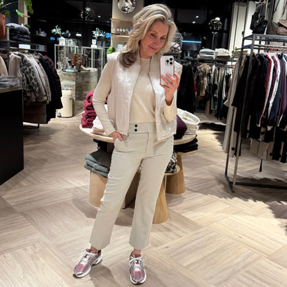 Yaya Rechte Pantalon Grijs - Peet kleding