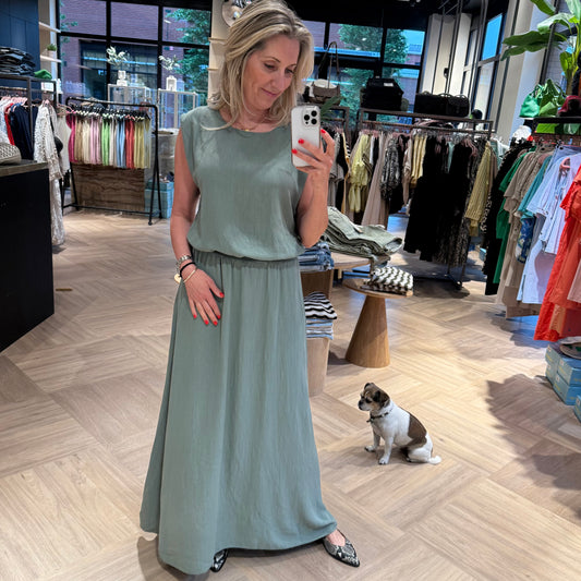 Set Rok Top Silvia Saliegroen - Peet kleding