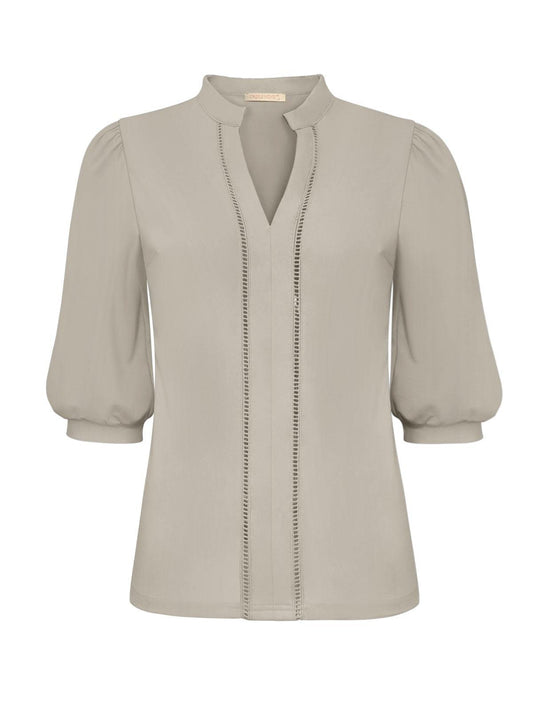 Triple Nine - Travel Top Malou Beige - 8301 - Peet kleding