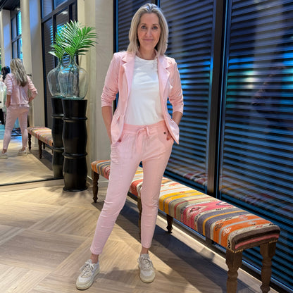 Triple Nine - Travel Broek Fenna Roze - 2101 - Peet kleding
