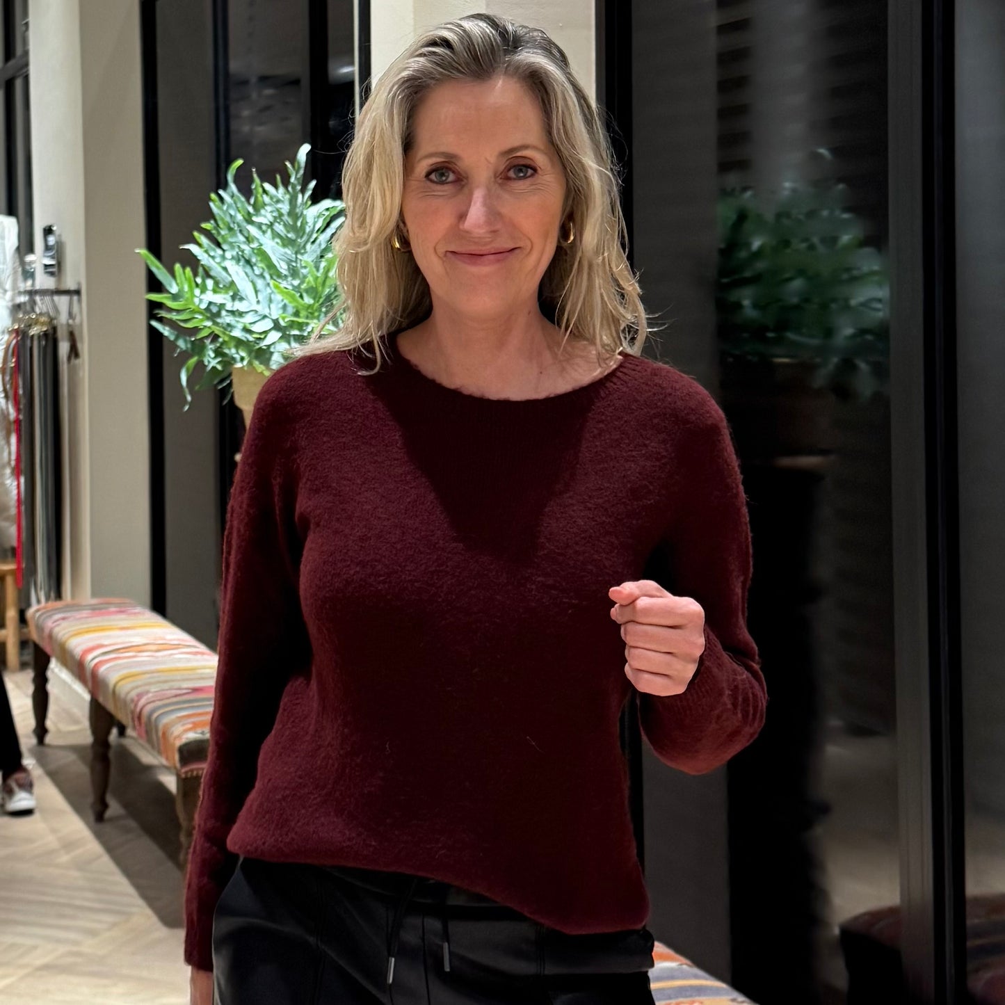 Triple Nine - Top Levina Alpaca Bordeaux