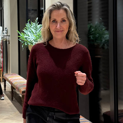 Triple Nine - Top Levina Alpaca Bordeaux