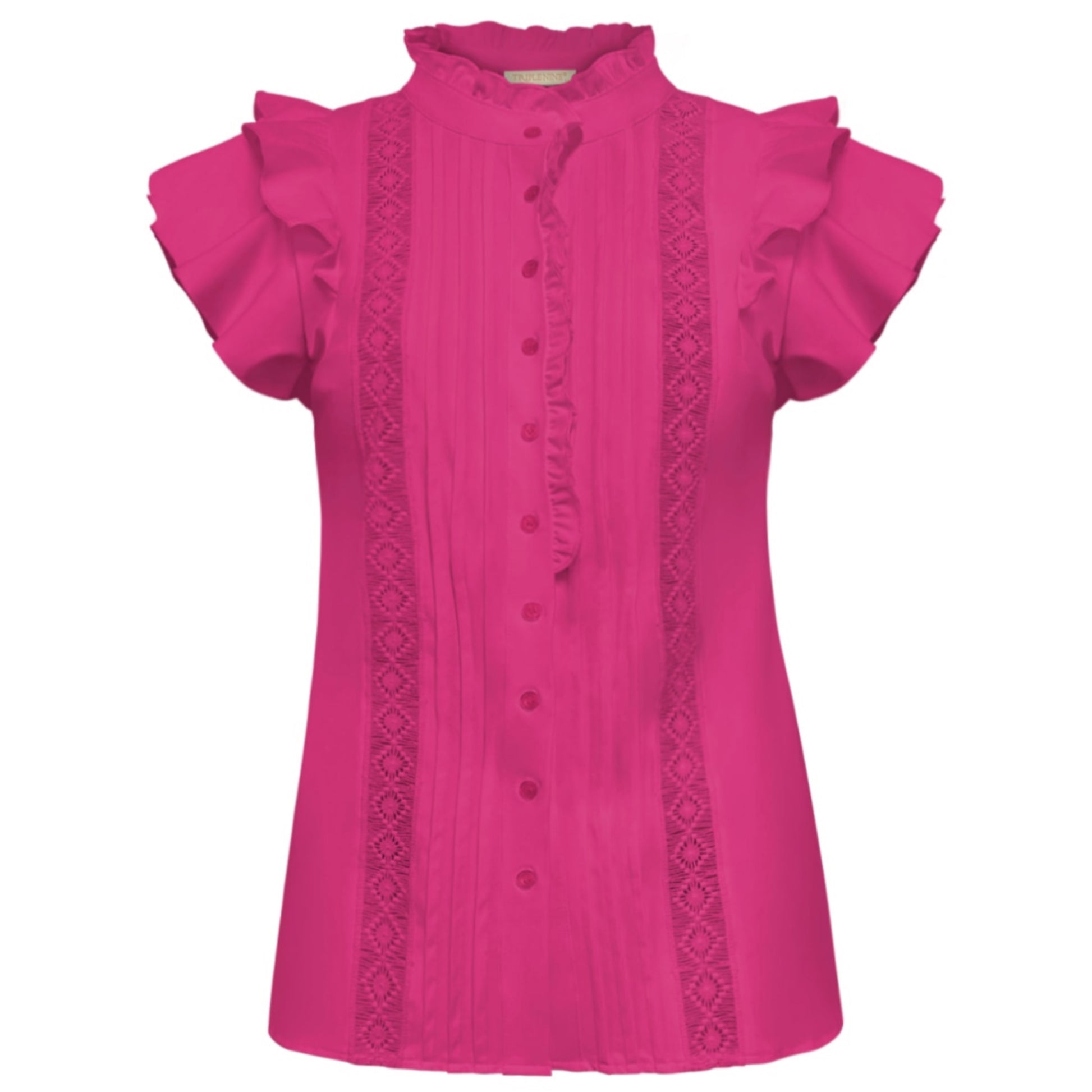 Triple Nine - Travel Blouse Essie Fuchsia - 5915 - Peet kleding