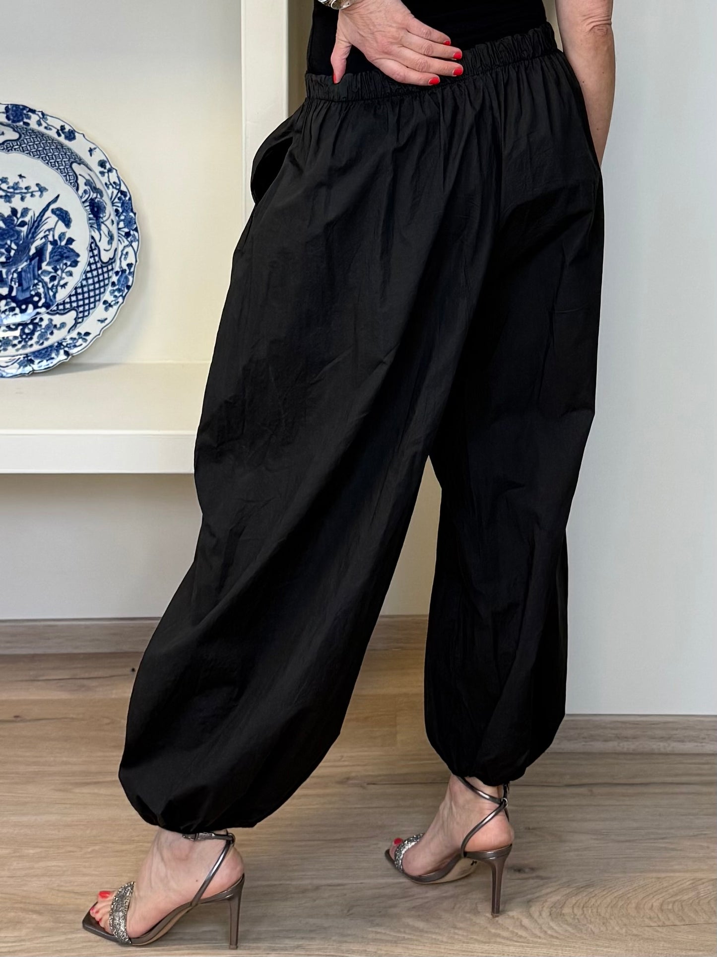 Broek Parachute Zwart - Peet kleding