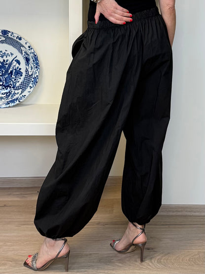 Broek Parachute Zwart - Peet kleding