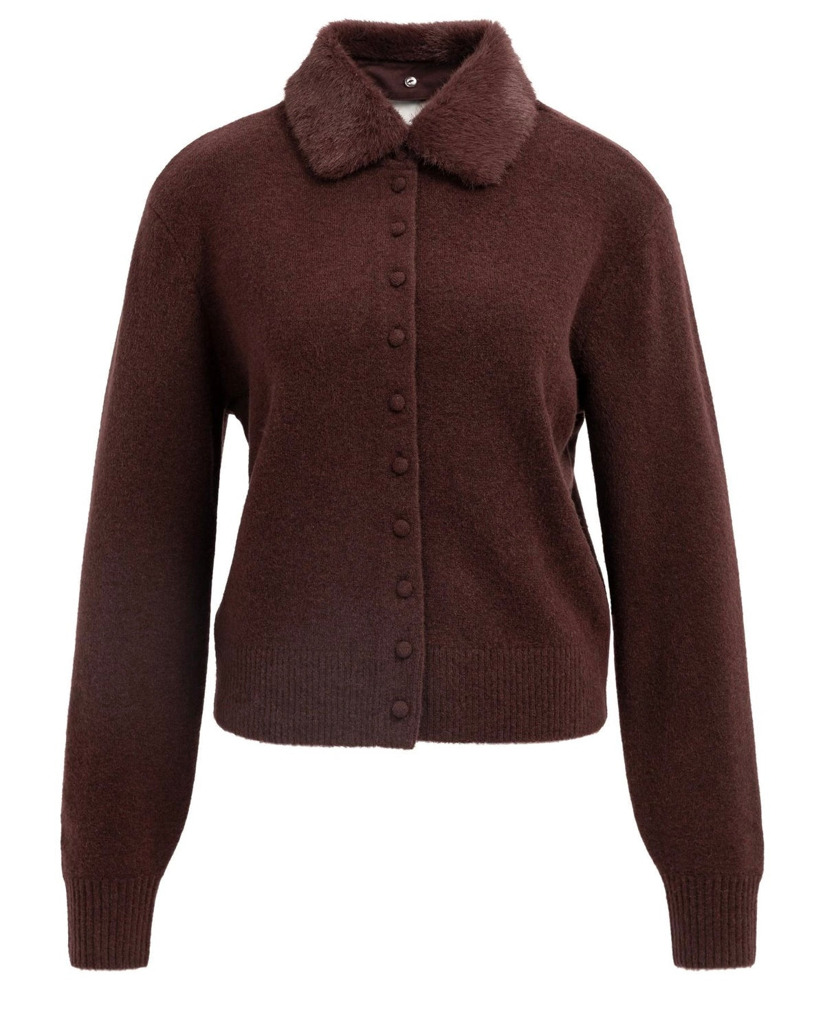 Yaya Vest Chocolate Red Melange - Peet kleding