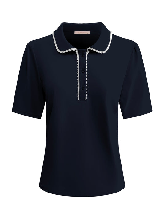 Triple Nine Travel Top Cherie Navy - 6941 - Peet kleding