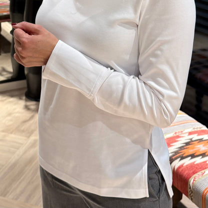 Yaya T-Shirt Lange Mouw Wit - Peet kleding