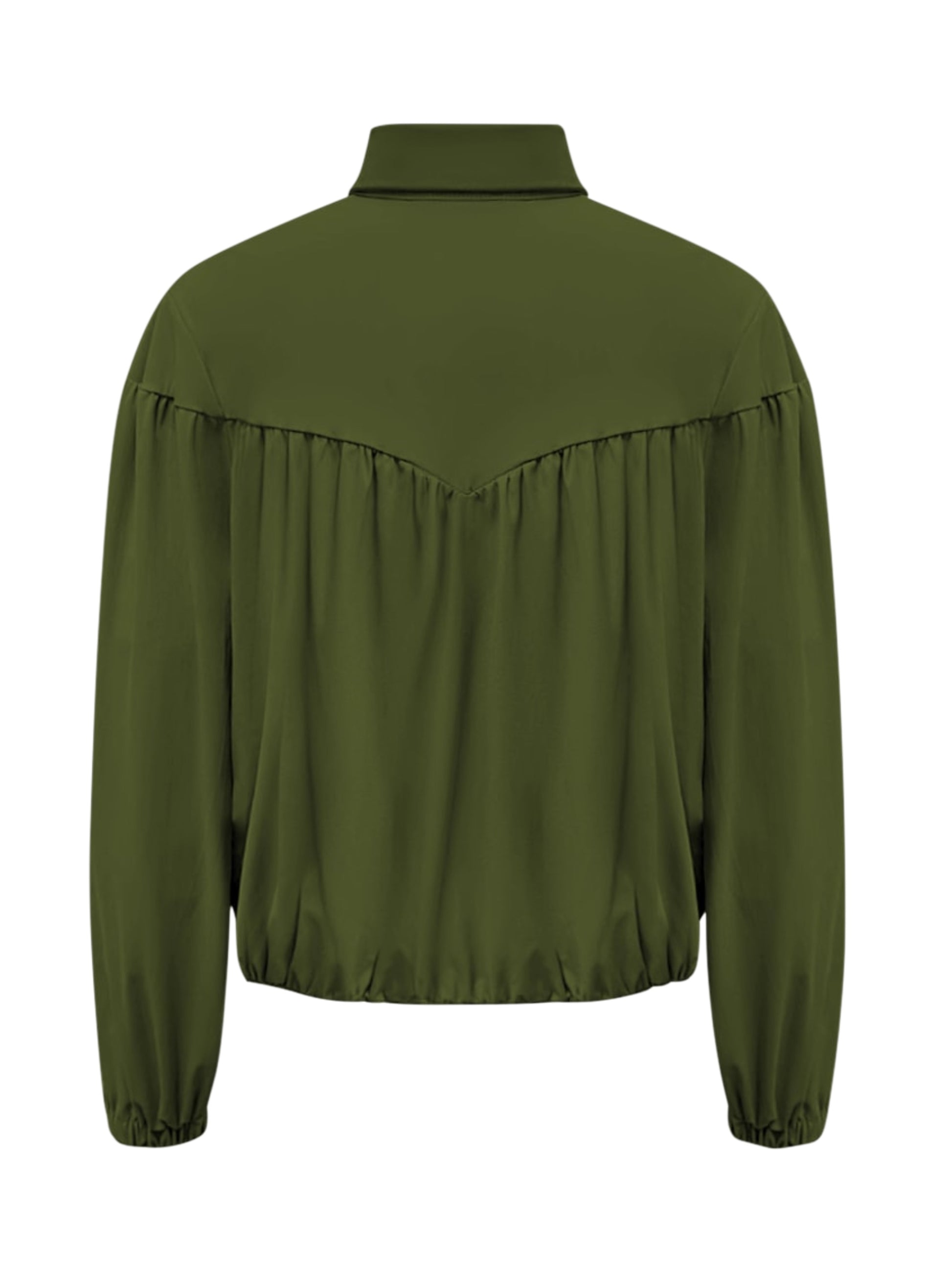 Triple Nine - Travel Blouse Sasha Olijfgroen - 5951 - Peet kleding