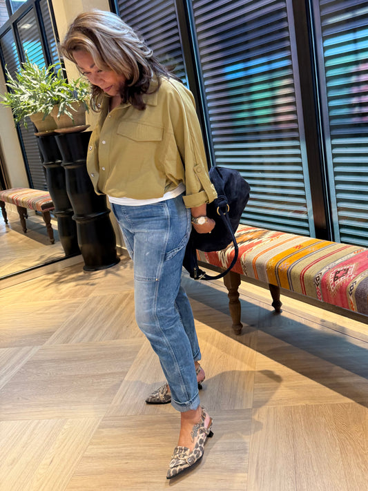 Ambika Blouson Emma Olijf - Peet kleding