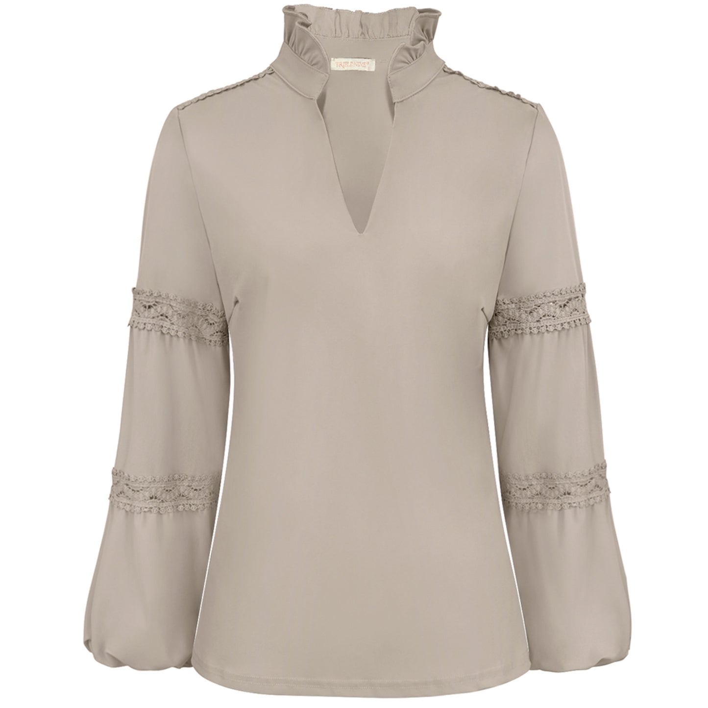 Triple Nine - Travel Top Crochet Beige - 6902 - Peet kleding