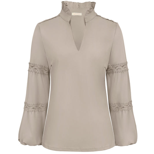 Triple Nine - Travel Top Crochet Beige 6902 - Peet kleding