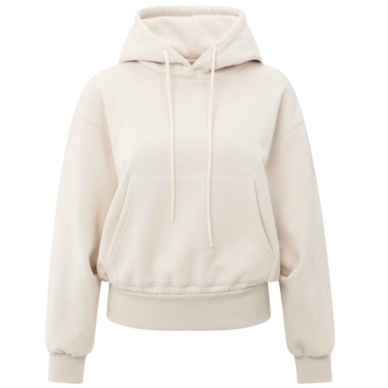Yaya Hoodie Sweater Ecru - Peet kleding