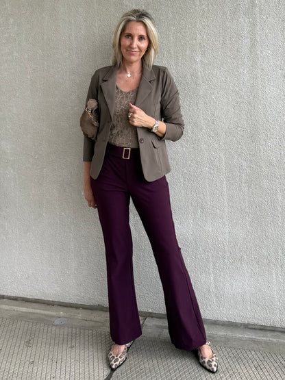 Triple Nine - Travel Blazer Francis Taupe - 3101 - Peet kleding