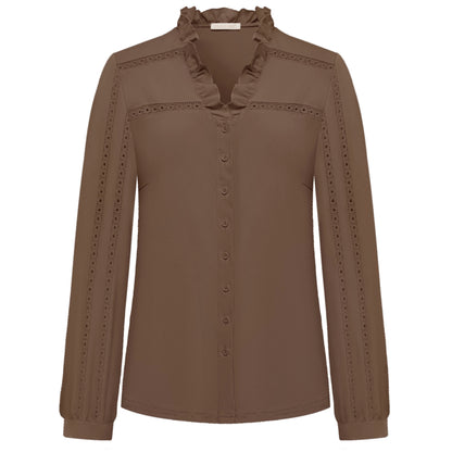 Triple Nine - Travel Blouse Davina Camel - 1104 - Peet kleding