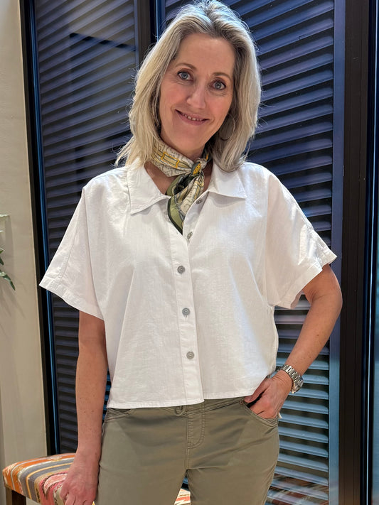 COJ Blouse Jennifer Wit - Peet kleding