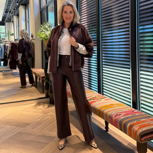 Rino & Pelle Corian Pants Chocolate Bean - Peet kleding