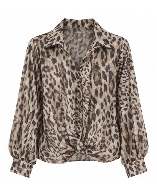 Blouse Dani Luipaard Dessin - Peet kleding