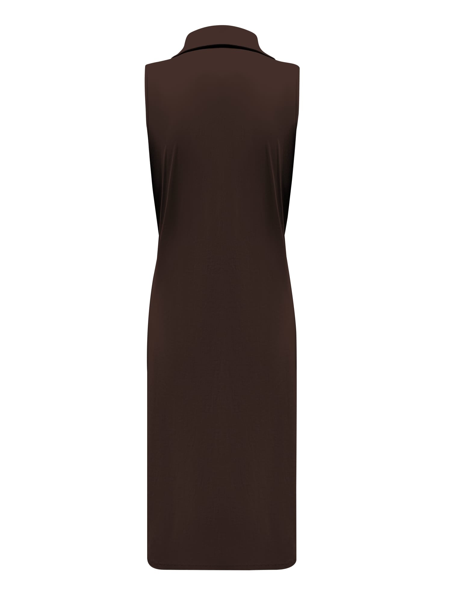 Triple Nine Travel Jurk June Donkerbruin - 51817 - Peet kleding