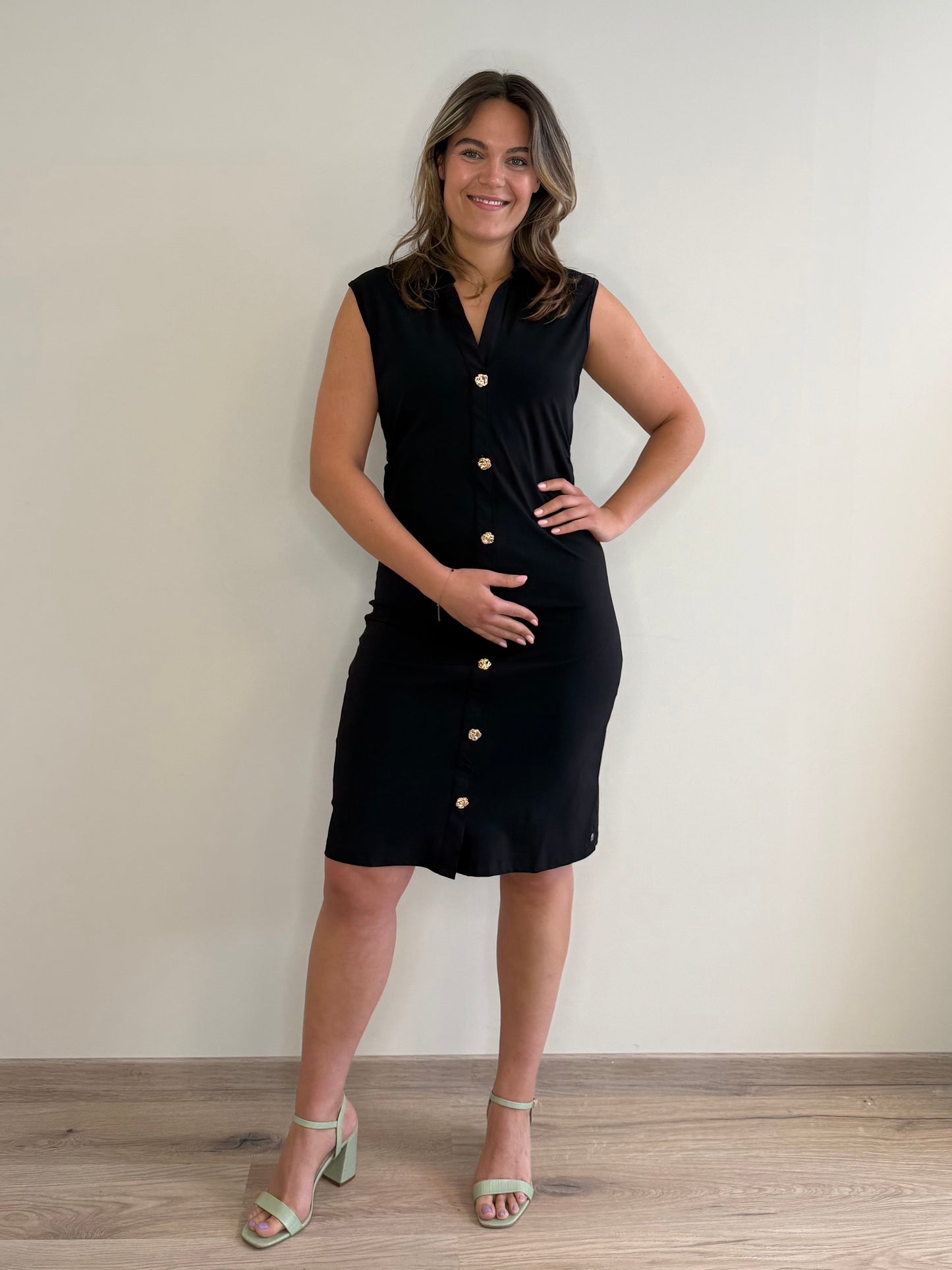 Triple Nine Travel Jurk June Zwart - 51817 - Peet kleding
