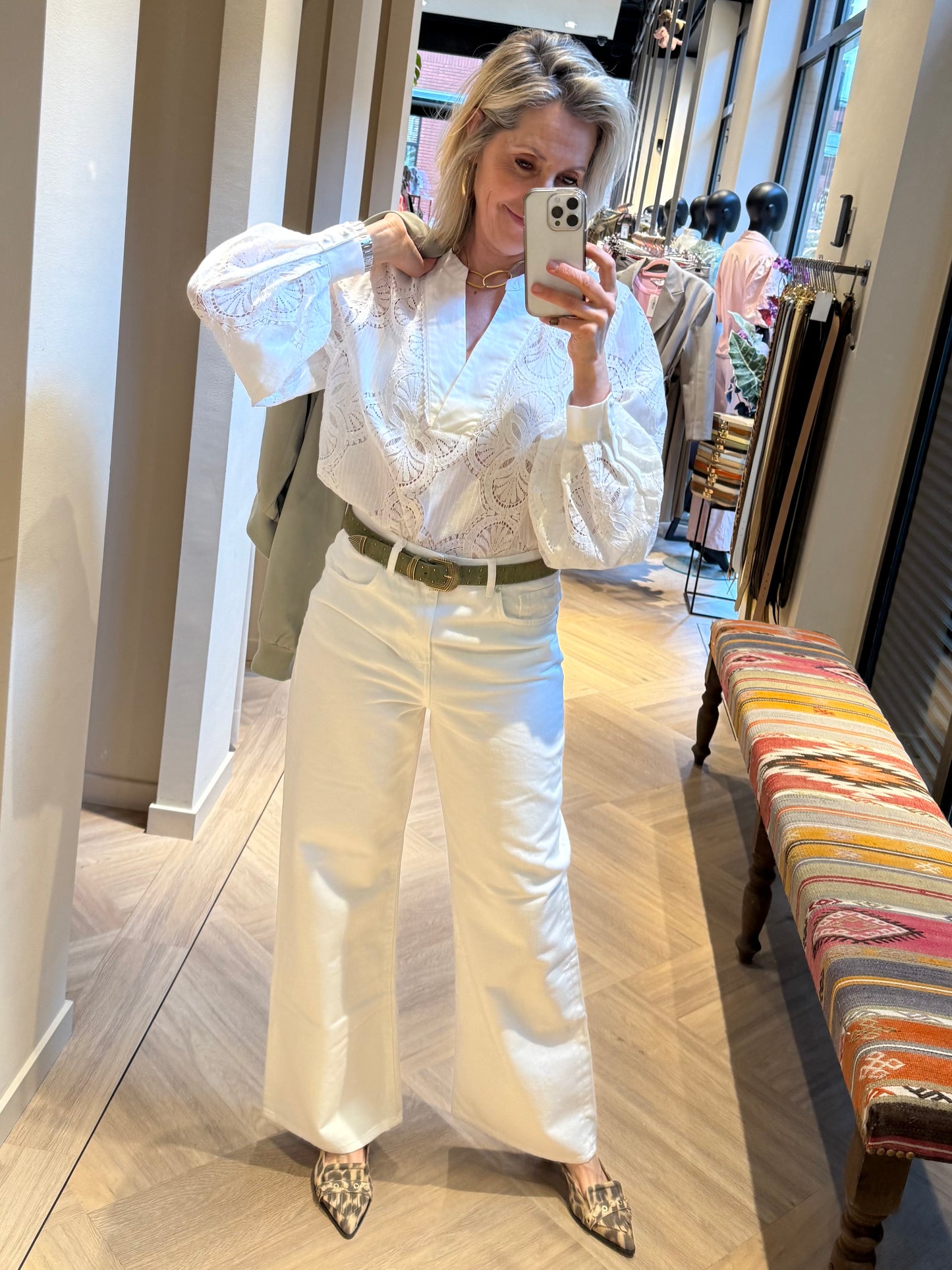 Zhrill Blouse Romy Wit - Peet kleding