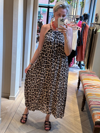 Jurk Marina Viscose Leopard