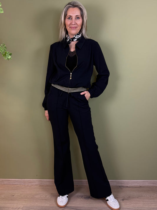 Triple Nine Travel Jas Nina Zwart - 92406 - Peet kleding