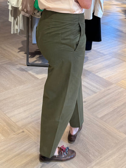 Yaya Barrel Broek Army - Peet kleding