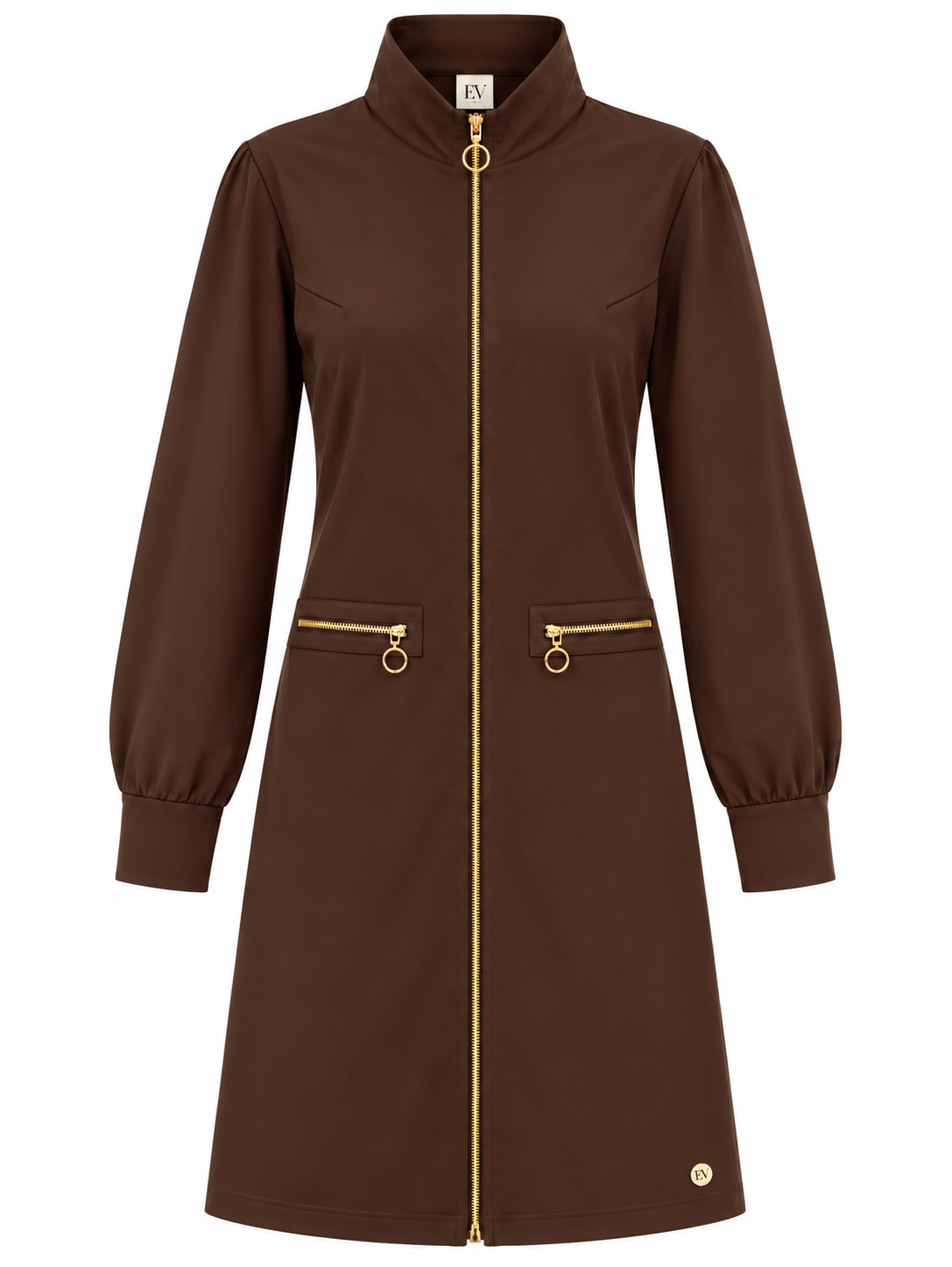 Triple Nine - Travel Jurk Bibi Donkerbruin - 51837