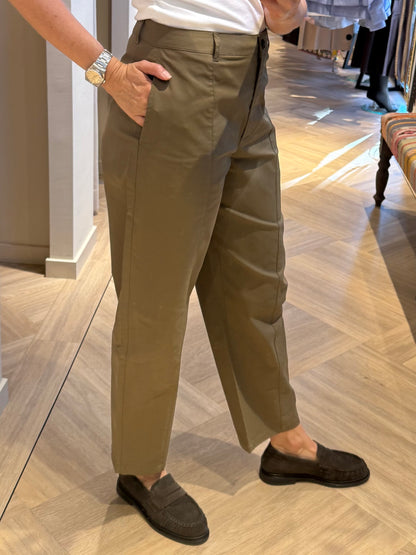 Yaya Broek Teak Brown - Peet kleding