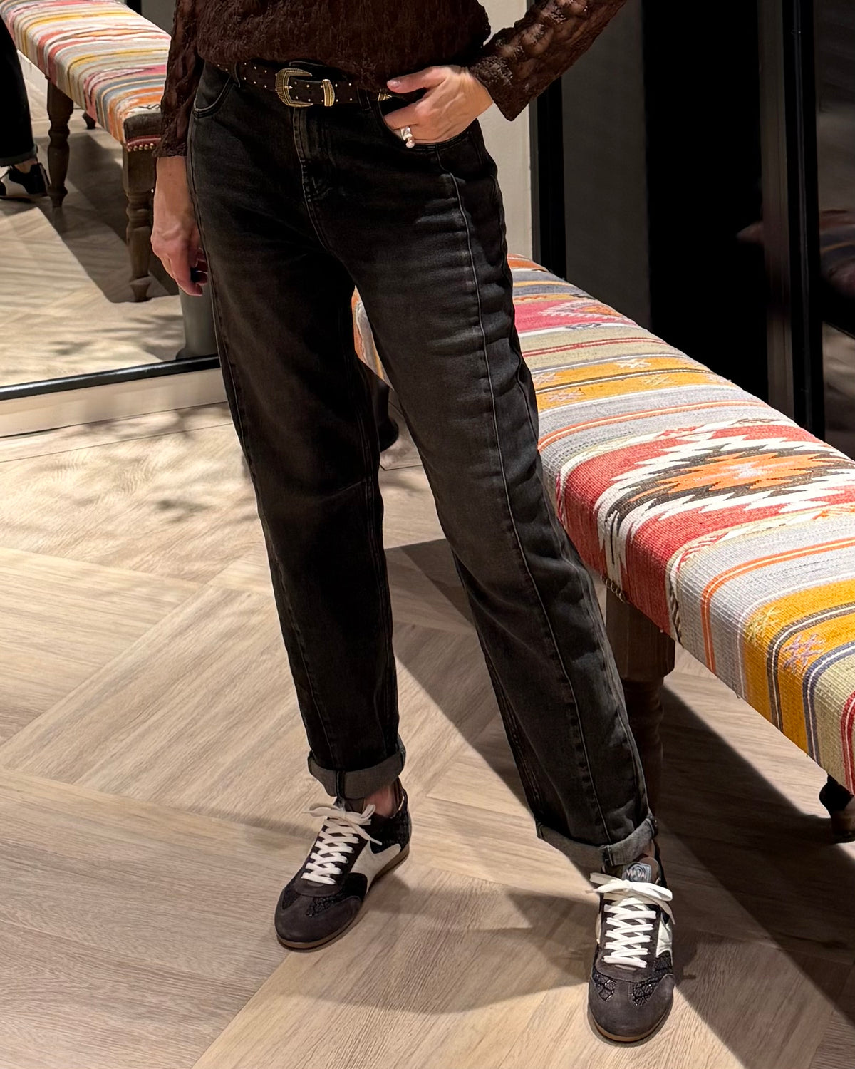 Red Button Jeans Caitlina Overdye Brown