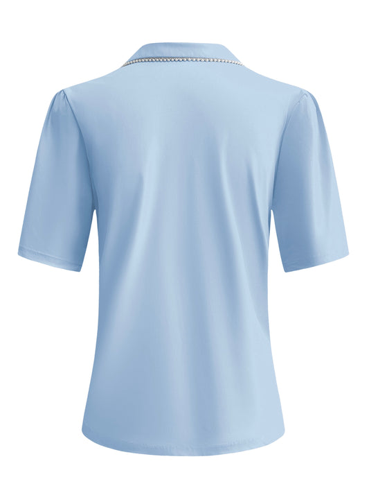 Triple Nine Travel Top Cherie Lichtblauw - 6941 - Peet kleding