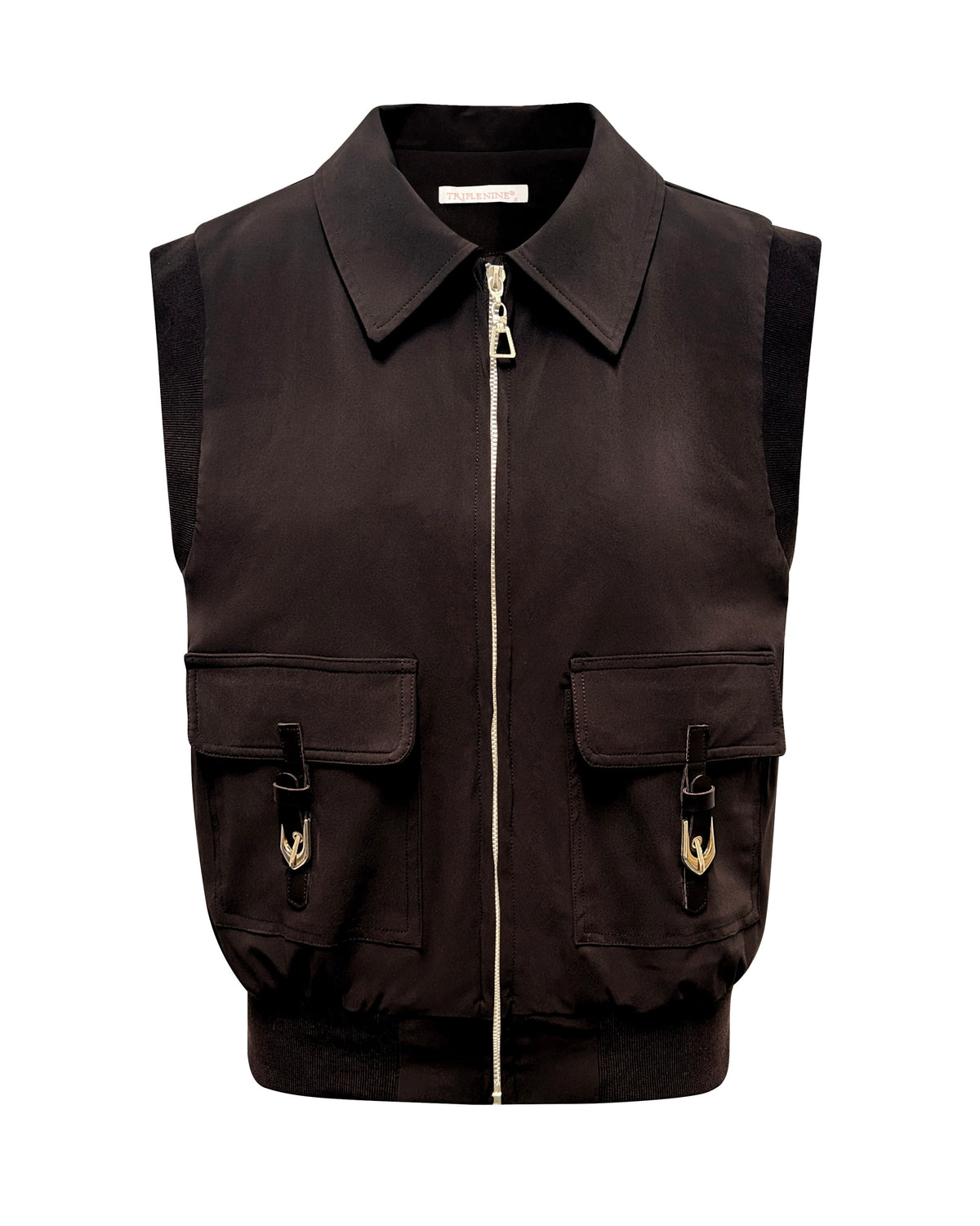 Triple Nine - Bodywarmer Joly Donkerbruin - 92420 - Peet kleding