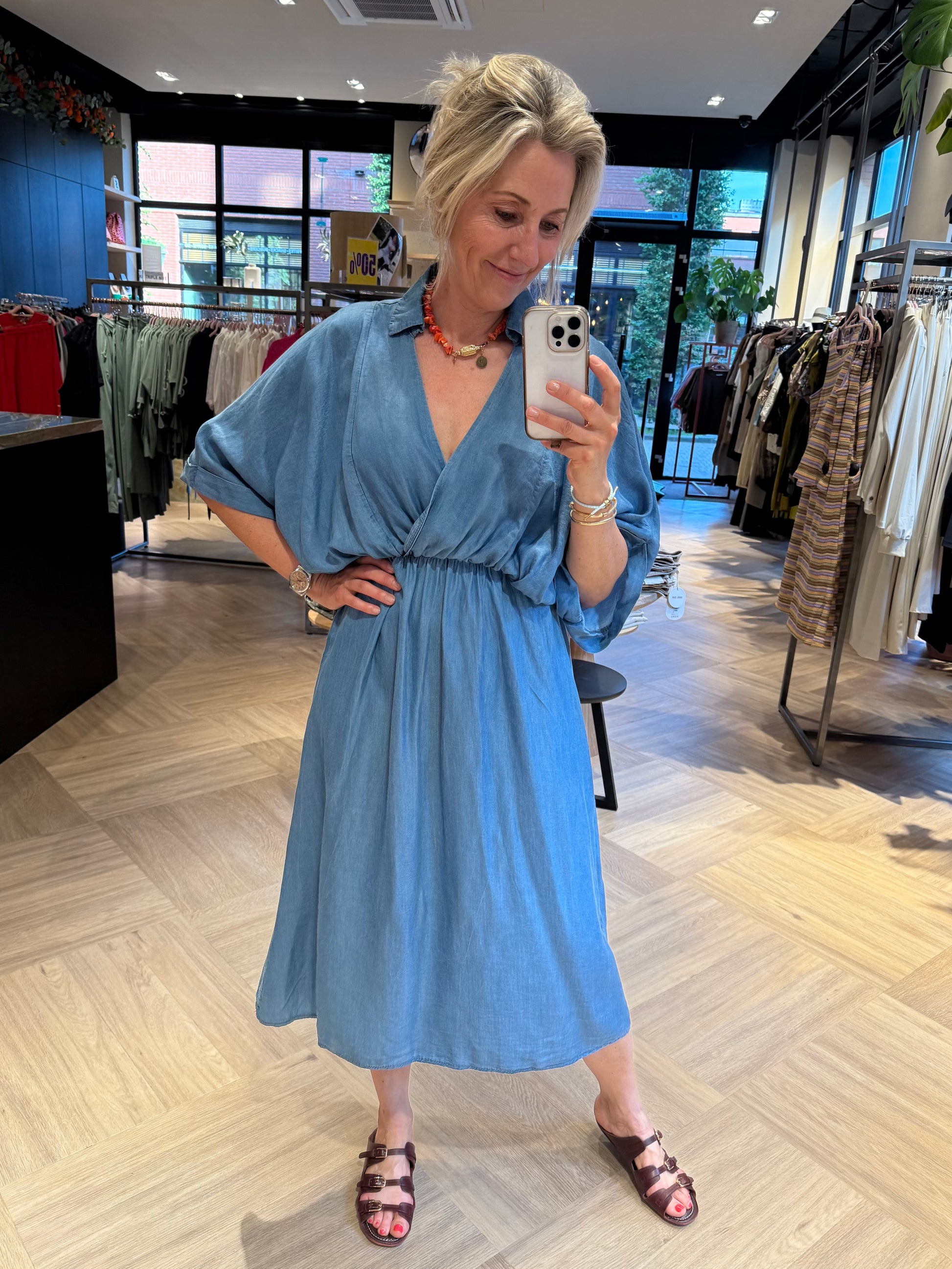 Jurk Letty Denim - Peet kleding