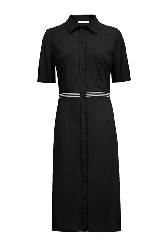 Triple Nine Travel Jurk Mia Zwart - 51822 - Peet kleding