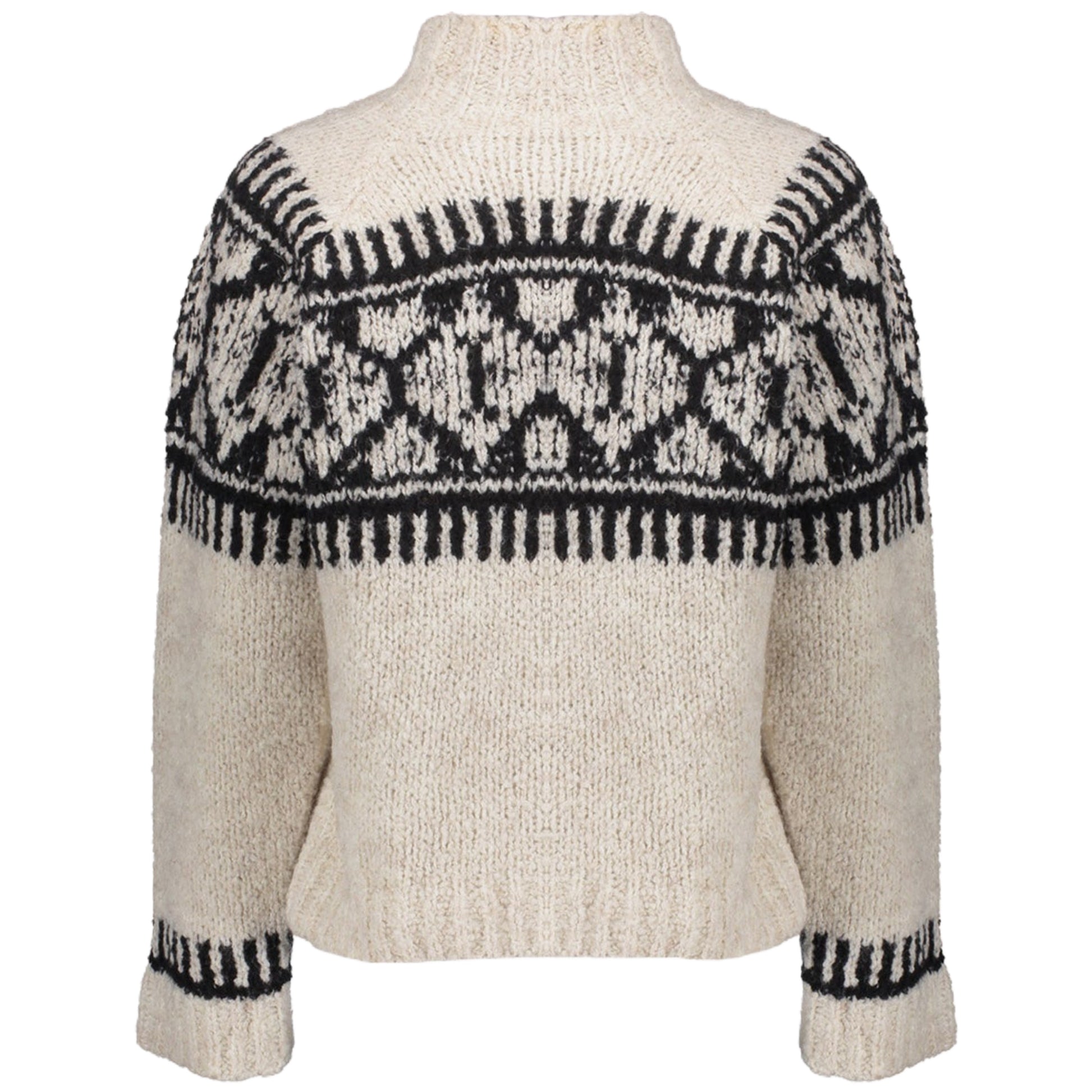 Geisha Trui Turtle Zand Zwart - Peet kleding