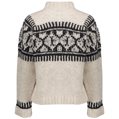 Geisha Trui Turtle Zand Zwart - Peet kleding