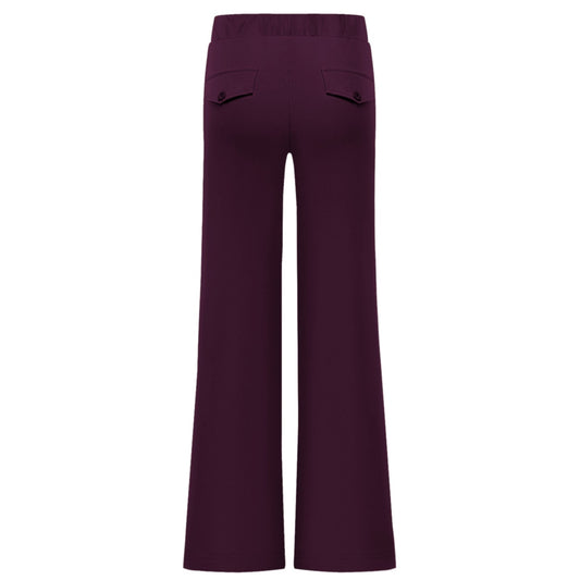 Triple Nine - Travel Broek Mirte Aubergine - 2701 - Peet kleding