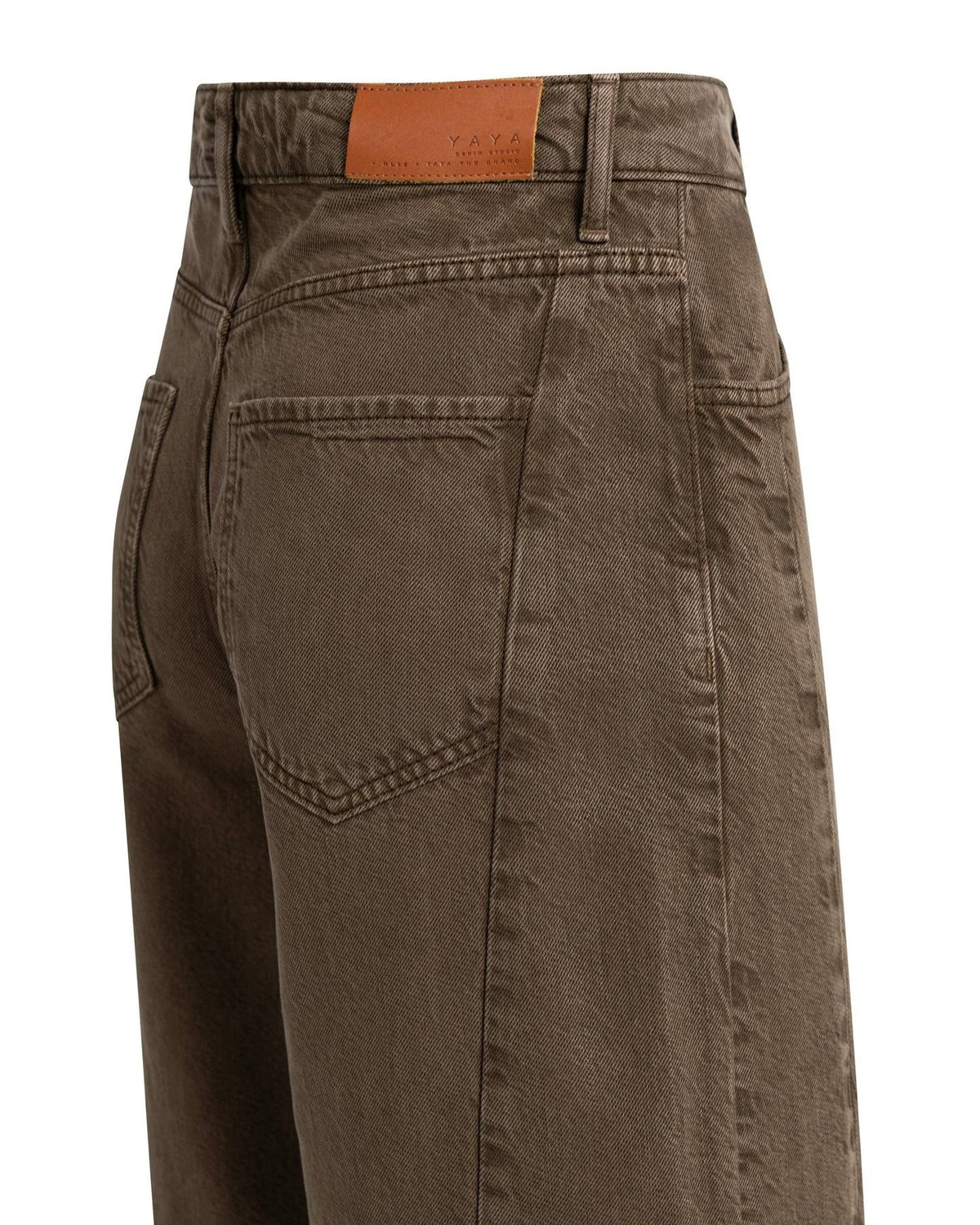 Yaya Broek Cocoa Brown - Peet kleding
