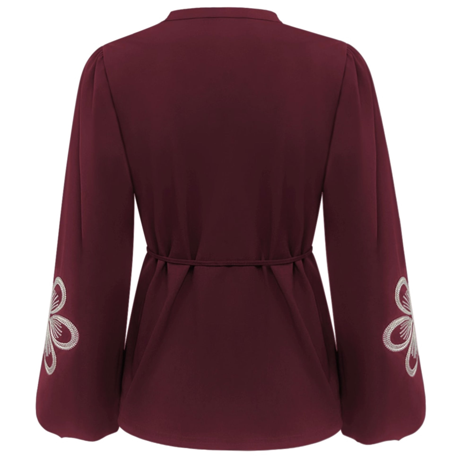 Triple Nine - Travel Blouse Simone Bordeaux - 5923 - Peet kleding