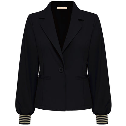 Triple Nine - Travel Blazer Golda Zwart - 3907 - Peet kleding